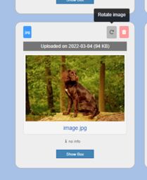 Vorschaubild Rotate button at the top right