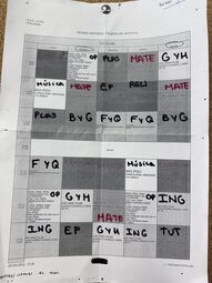 Vorschaubild El horaria del 3° A (9.Klasse).