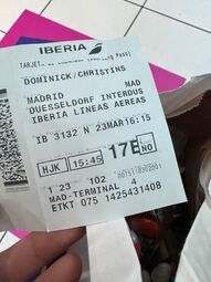 Vorschaubild Am Nachmittag geht unser Rückflug von Madrid wieder nach Düsseldorf.
