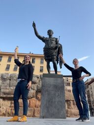 Vorschaubild Ein Foto mit dem römischen Kaiser Augustus.