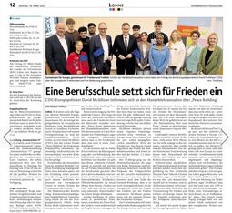 Vorschaubild Newspaper Article in the regional newspaper of the district of Vechta