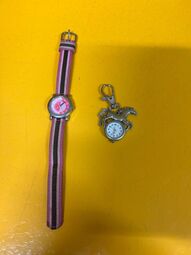 Vorschaubild Uhr bunt / Uhrenanhänger